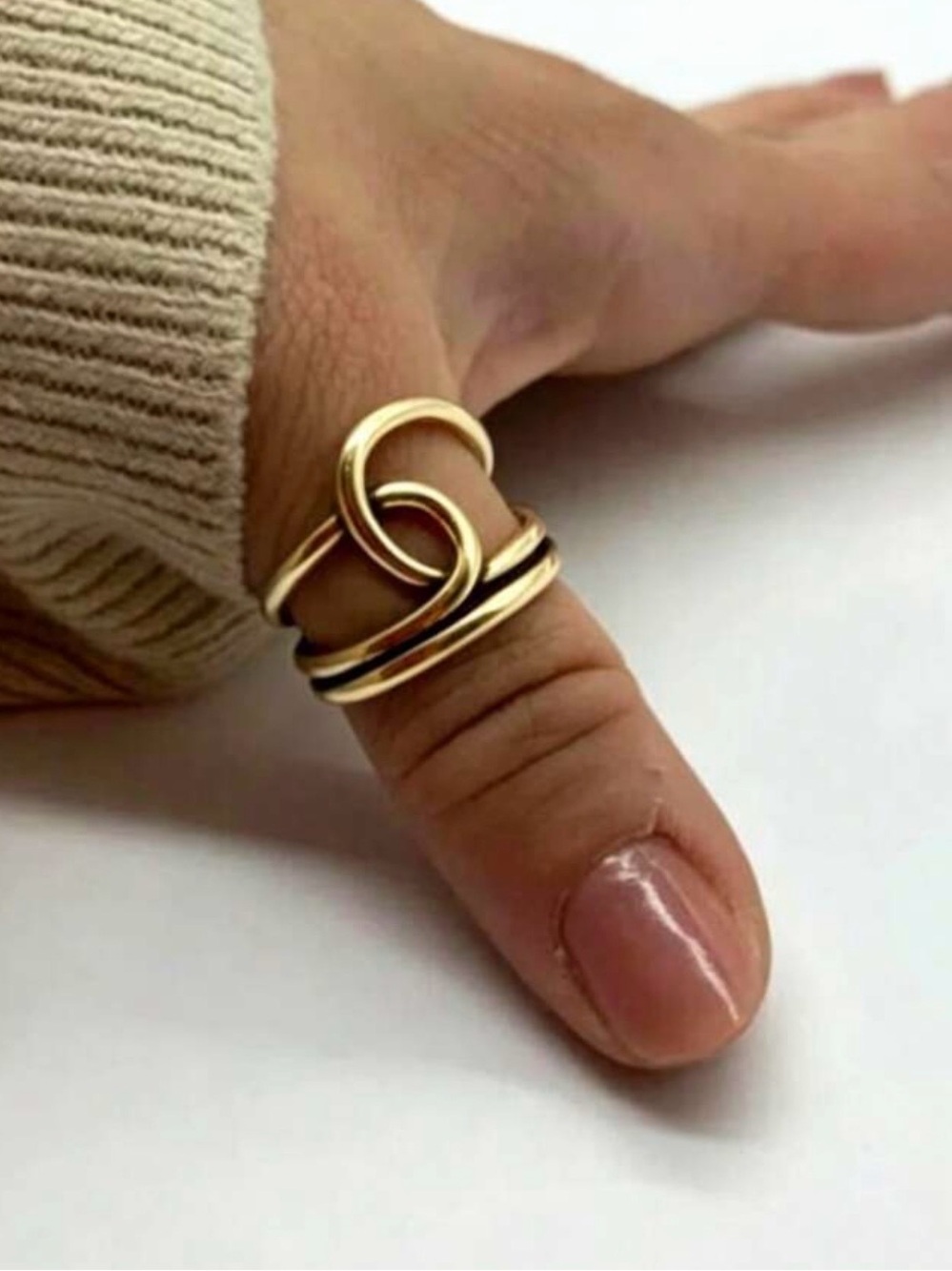 Boutique | Gold Knot Stackable Women's Ring